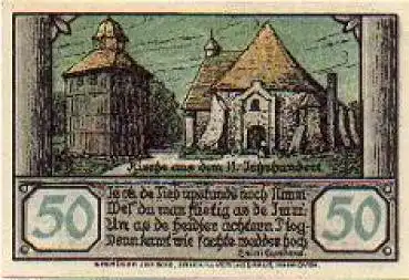 27374 Visselhövede Städtenotgeld 50 Pfennige 1921
