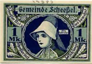 27383 Scheeßel Städtenotgeld Wert 1 Mark 1921