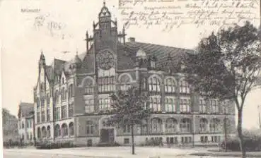 48000 Münster Baugewerk-Schule o 18.1.1908