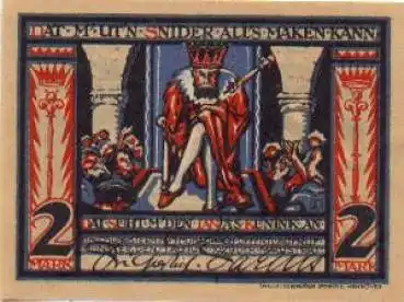 48147 Münster Städtenotgeld Wert 2 Mark 1921