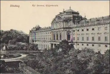 Würzburg Residenz Hofgartenseite * ca. 1920