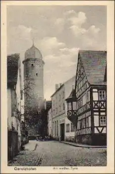 97447 Gerolzhofen Am weißen Turm *ca. 1920