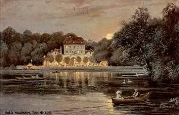 61231 Bad Nauheim, Teichhaus, Tucks Oilette Nr. 2003 * ca. 1910