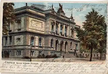 47798 Crefeld Kaiser-Wilhelm-Museum Litho o 30.10.1905