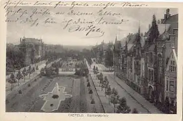 47807 Crefeld Bismarckplatz o 12.8.1917