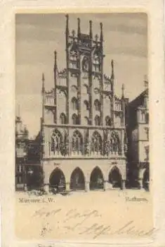 48147 Münster Rathaus o 8.8.1909