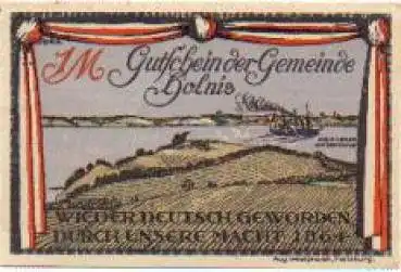 24960 Holms Städtenotgeld 1 Mark Rolf Krake auf der Flucht 1920