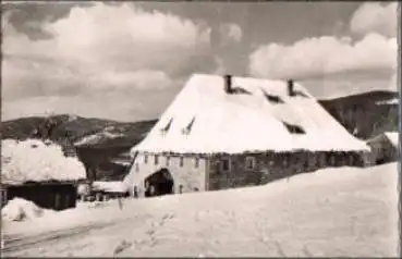 94556 Waldhäuser,  Amershof mit Rackel o 21.02.1956 Landpoststempel