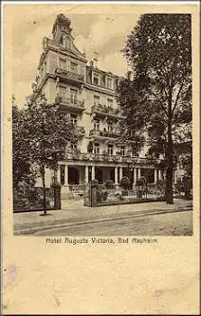 61231 Bad Nauheim Hotel Augusta Victoria *ca. 1910
