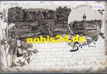 61273 Saalburg Litho o 14.4.1895