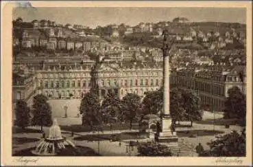 Stuttgart Schlossplatz * ca. 1920