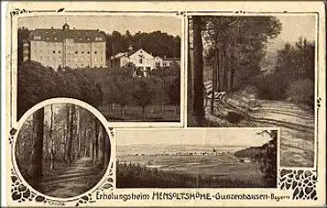 91740 Gunzenhausen Erholungsheim Hensoltshöhe o 23.3.1916