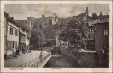 53902 Münstereifel Schloßruine Bahnpoststempel 14.7.1926