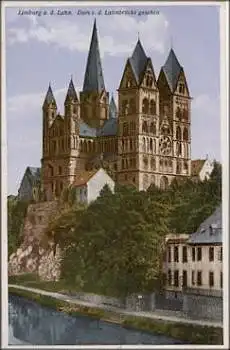 65530 Limburg Dom vom der Lahnbrücke o 3.2.1949