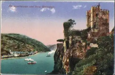 65385 Aßmannshausen und Burg Rheinstein, * ca. 1920