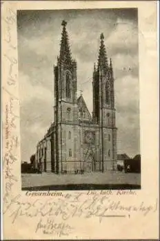65366 Geisenheim Katholische Kirche o 11.10.1898