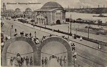 Steinwärder Hamburg Elbtunnel o 30.6.1911