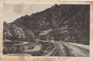 59929 Hoppecketal Eisenbahnlinie gebr. 10.5.1915