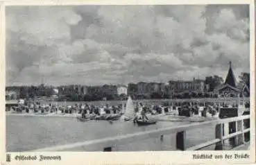 17454 Zinnowitz Rückblick von der Brücke *ca. 1920