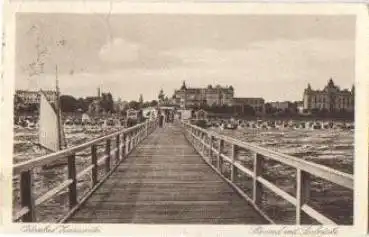 17454 Zinnowitz Seebrücke o 8.8.1927