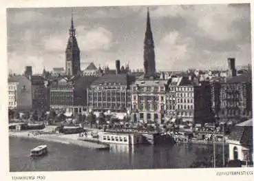 Hamburg Jungfernstieg * ca. 1950