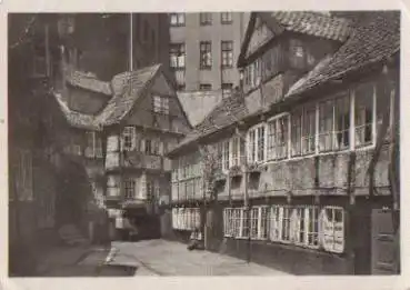 Alt-Hamburg Schulgang 8 o ca. 1949