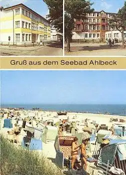 17419 Ahlbeck FDGB-Erholungsheim "Neptun" "Kurt Bürger" * ca. 1975