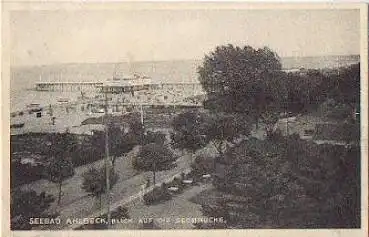 17419 Ahlbeck Seebrücke gebr. ca. 1930