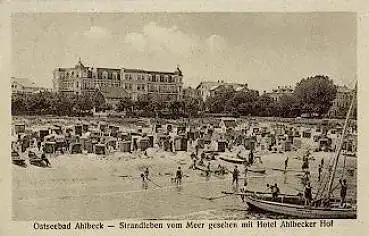 17419 Ahlbeck mit Hotel Ahlbecker Hof, o 19.7.1927