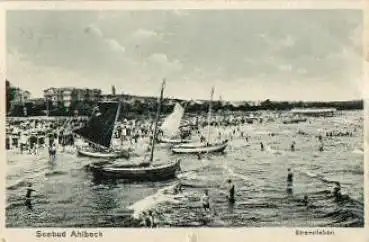 17419 Ahlbeck Strandleben o 1.7.1928