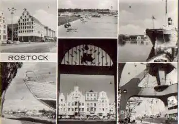 Rostock Ansichtskarte o 8.6.1980