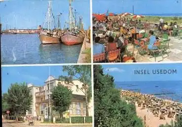 17406 Karlshagen Trassenheide Koserow Indel Usedom AK o 12.8.1971