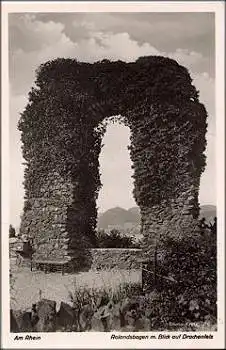 53639 Rolandsboden mit Drachenfels gebr. ca. 1940