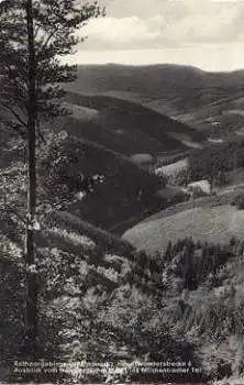 57392 Rothaargebirge vom Härdler ins Milchenbacher Tal, gebr. ca. 1950