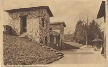 61352 Bad Hormburg Kastell Saalburg Porta Documenta von innen gebr. ca. 1920