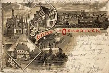 Osnabrück  Litho o 17.12.1900