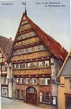 Osnabrück Haus in der Bierstrasse Renaissance-Stil *ca. 1910