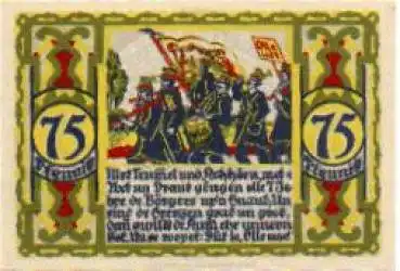 Osnabrück Städtenotgeld 75 Pfennige 1921