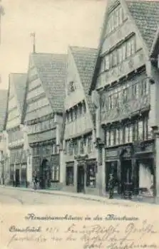Osnabrück Renaissancehäuser in der Bierstrasse o 14.3.1901