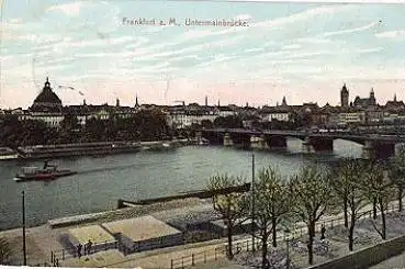 Frankfurt Main Untermainbrücke o 30.9.1915