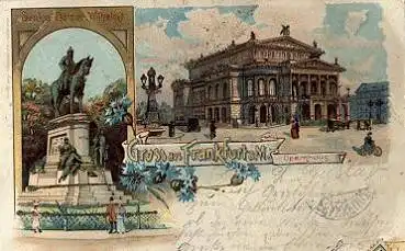 Frankfurt Main Litho Oper o 14.1.1901