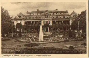 Frankfurt Main Palmengarten Gesellschaftshaus *ca. 1930