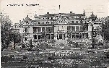 Frankfurt Main Palmengarten o 25.4.1918