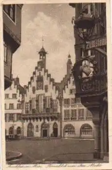 Frankfurt Main Römerblick vom alten Markt gebr. ca. 1930