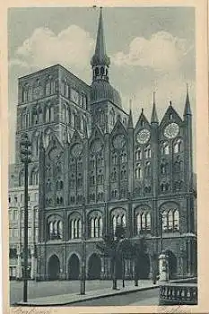 Stralsund, Rathaus * ca. 1920