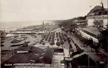 17424 Heringsdorf, Kuranlagen o 25.07.1930