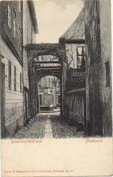 Stralsund, Bechermacherstraße * ca. 1900