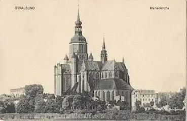 Stralsund Marienkirche o 14.9.1910