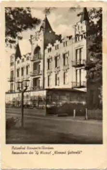 17454 Zinnowitz Ferienheim der IG Wismut Klement Gottwald o 22.7.1958