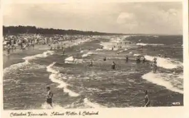 17454 Zinnowitz Strand  gebr. ca. 1940